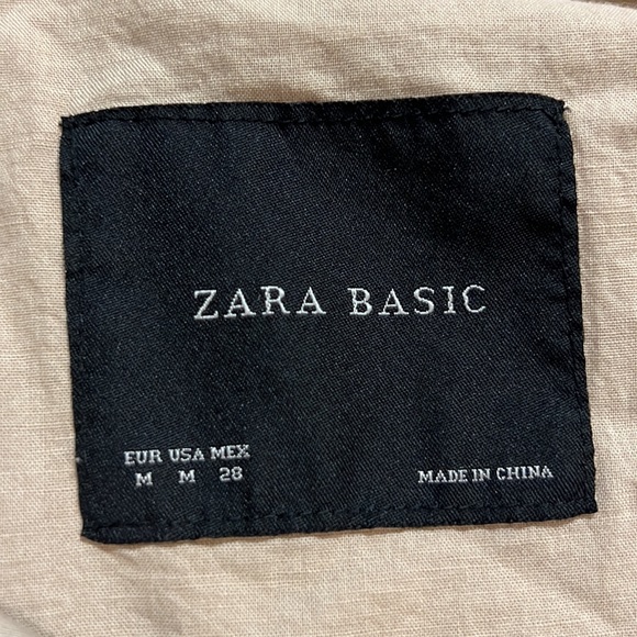 Zara Beige Studded Jacket - Picture 4 of 5